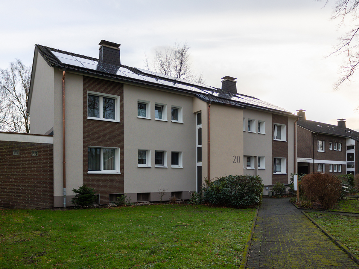 Modernisiertes Wohngebäude in der Wilhelm-Löbbe-Allee