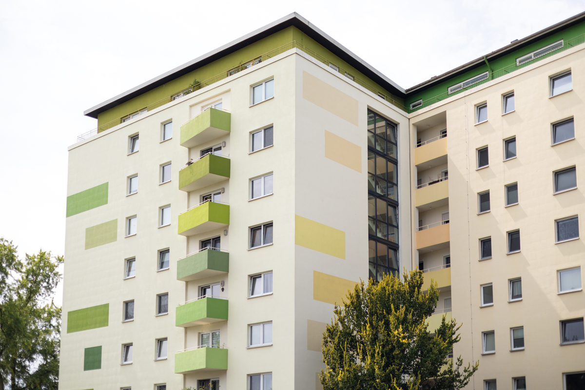 Wohnhaus Moltkestraße im Jahr 2024