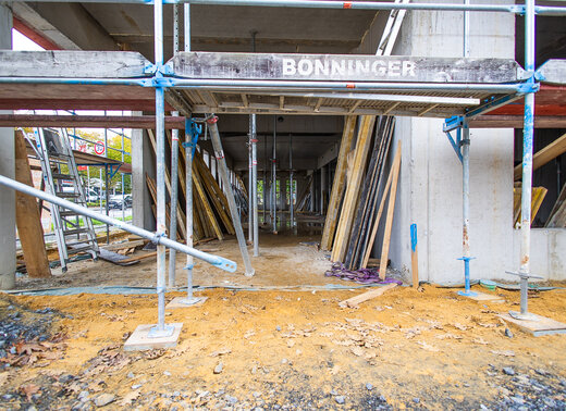 Blick ins Innere des Erdgeschoss