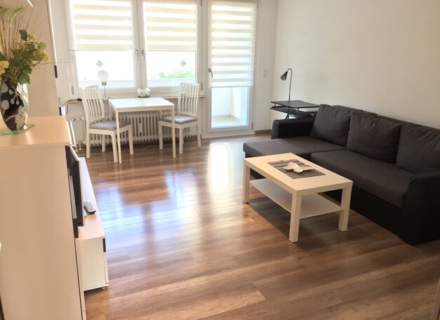 Wohnraum des Apartments