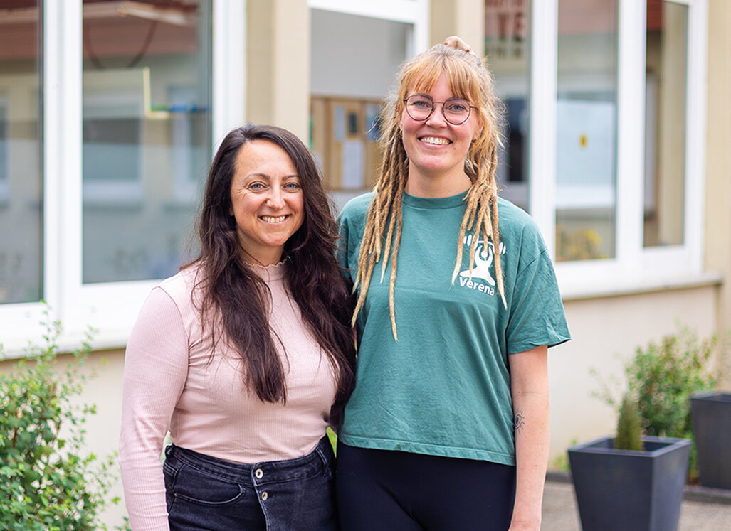Foto von Christine Stibbe und Verena Richter