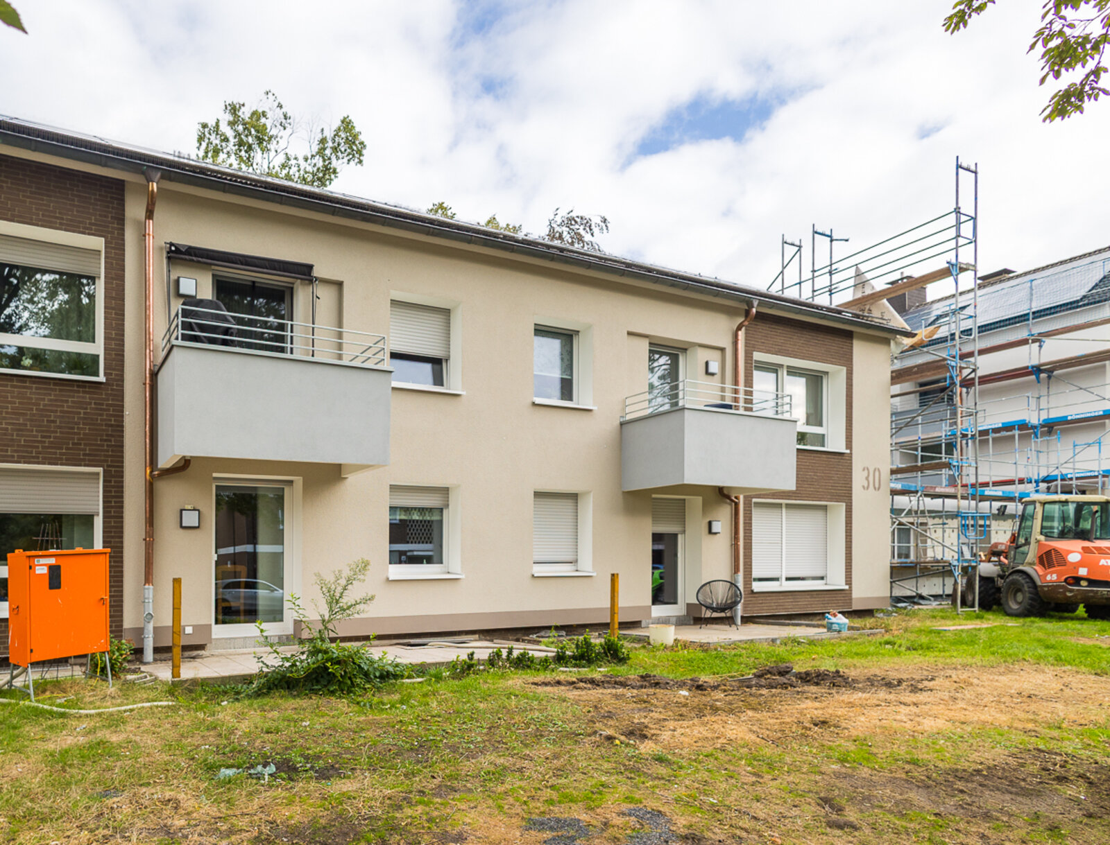 Modernisiertes Wohngebäude in der Wilhelm-Löbbe-Allee 30 in Lünen-Wethmar.