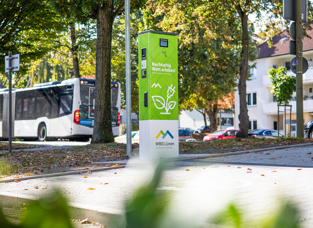 Ladesäule in der Lüner Parkstraße