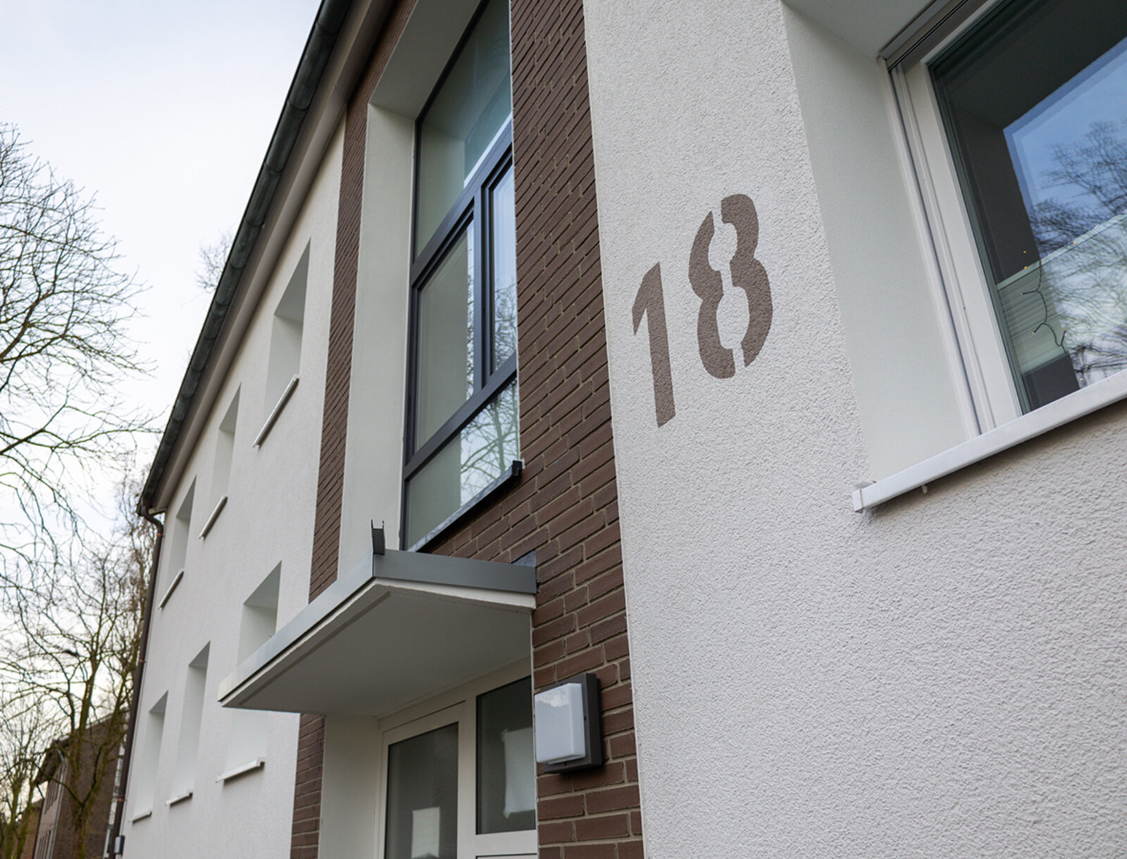 Modernisiertes Wohngebäude in der Wilhelm-Löbbe-Allee