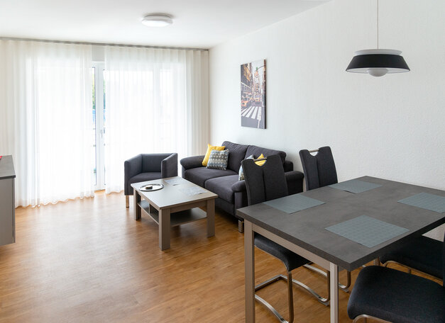 Wohnraum des Apartments