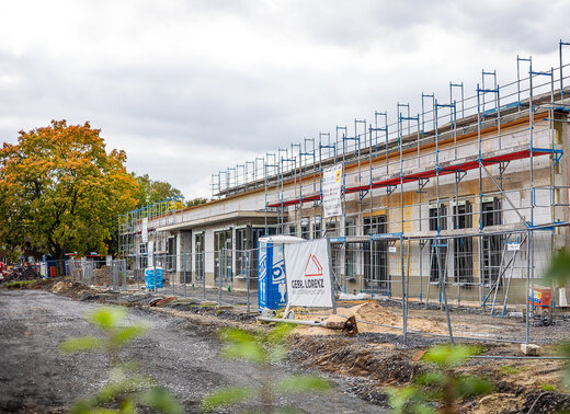 Neue Kindertagesstätte im Bau