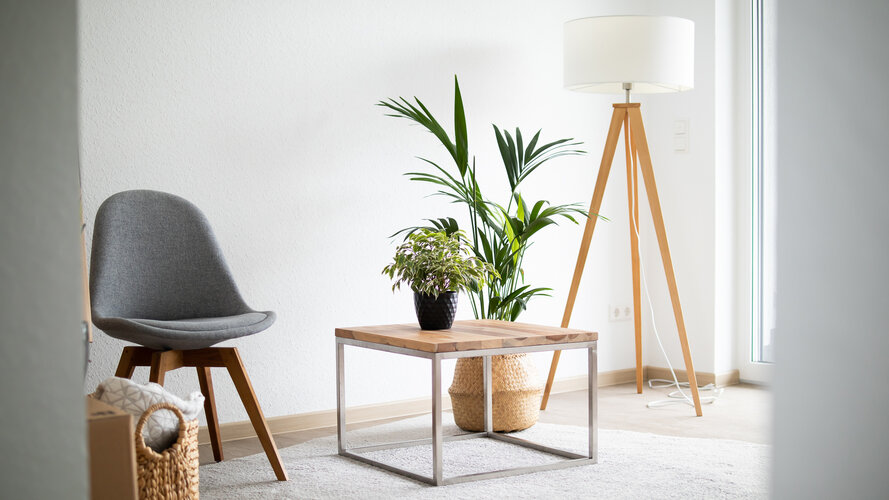 Wohnzimmer einer WBG Wohnung