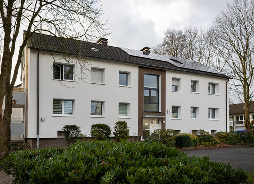 Modernisiertes Wohngebäude in der Wilhelm-Löbbe-Allee