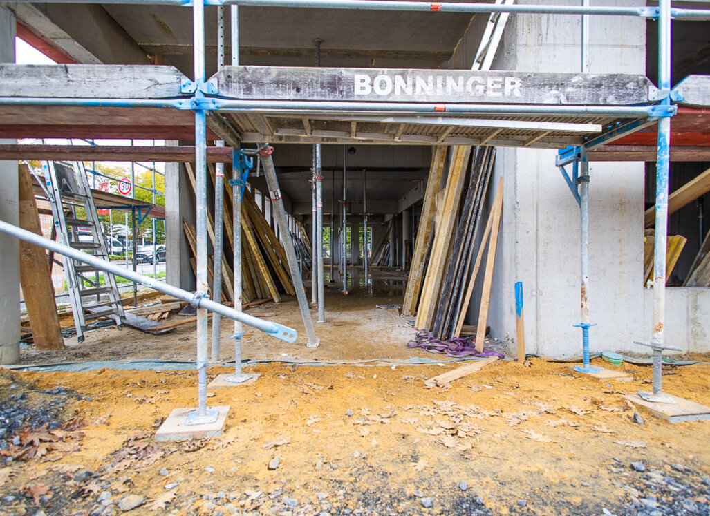 Blick ins Innere des Erdgeschoss
